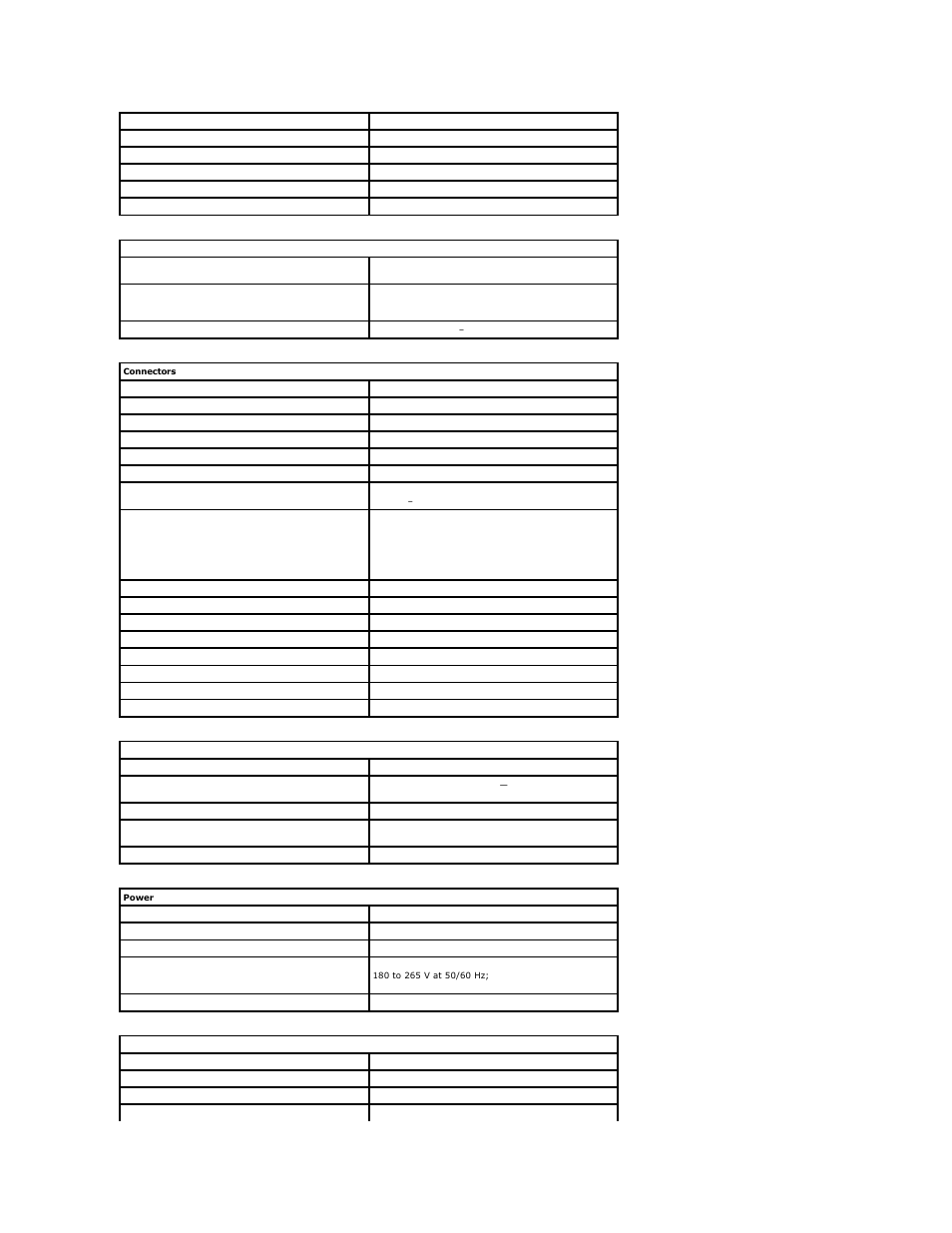 Drives, Connectors, Controls and lights | Power, Physical | Dell Dimension 8300 User Manual | Page 34 / 49