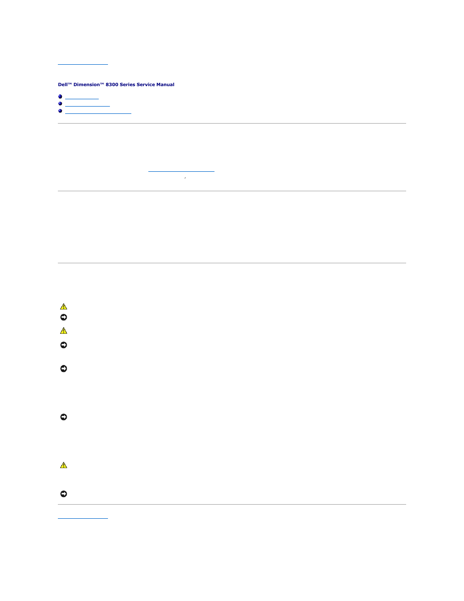 Before you begin, Getting started, Recommended tools | Shutting down your computer | Dell Dimension 8300 User Manual | Page 7 / 49