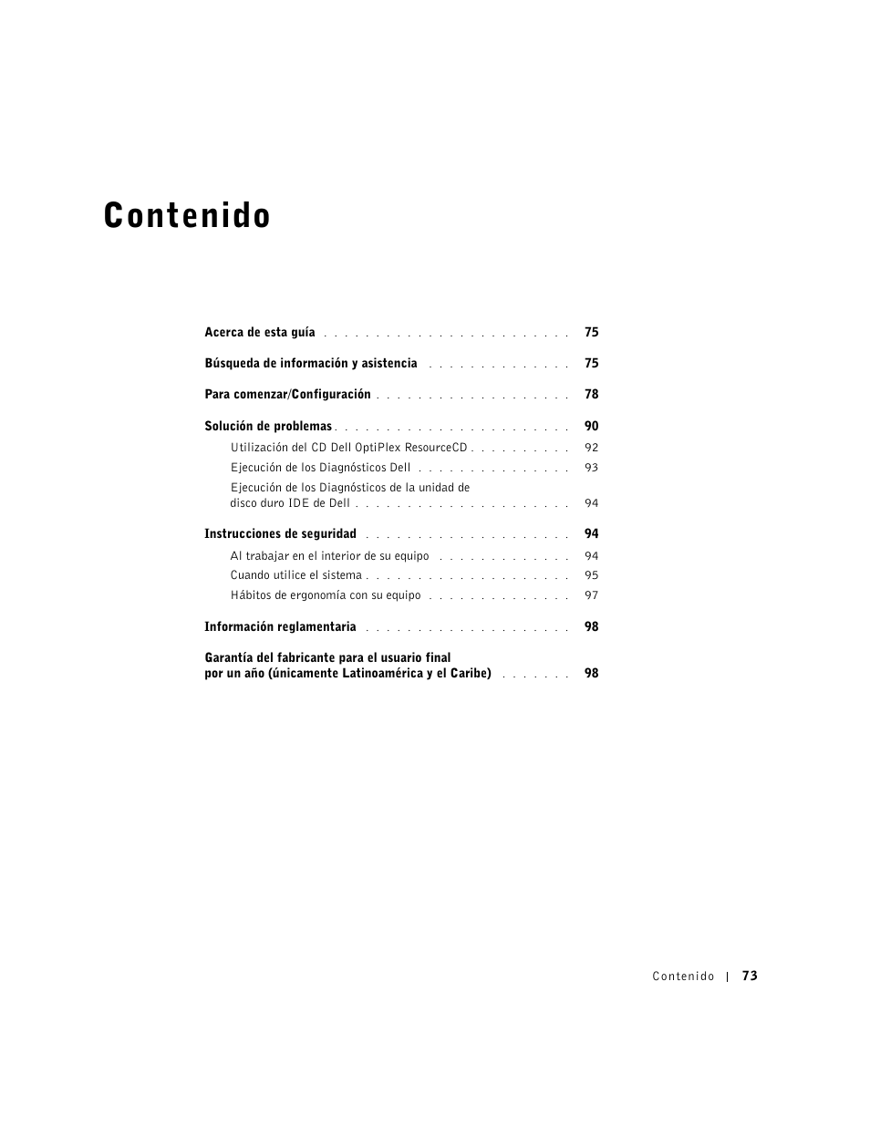 Dell OptiPlex GX50 User Manual | Page 74 / 103