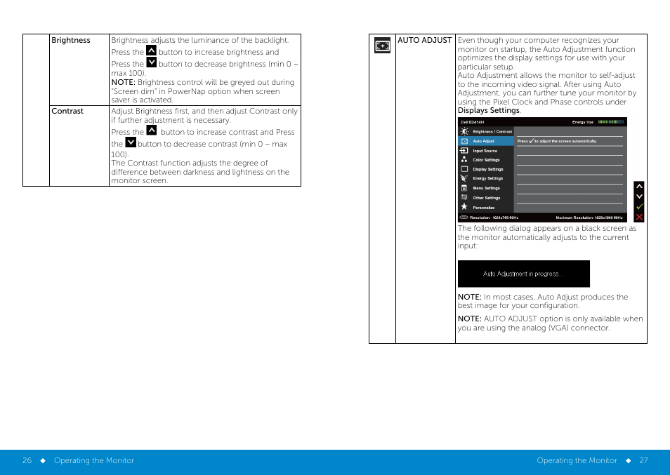 Dell E2414H Monitor User Manual | Page 14 / 34