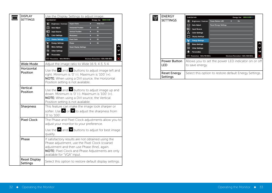 Dell E2414H Monitor User Manual | Page 17 / 34