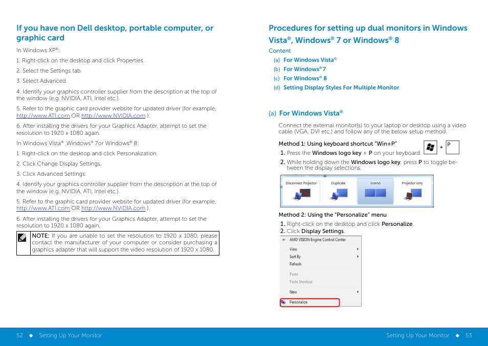 Windows, 7 or windows | Dell E2414H Monitor User Manual | Page 27 / 34