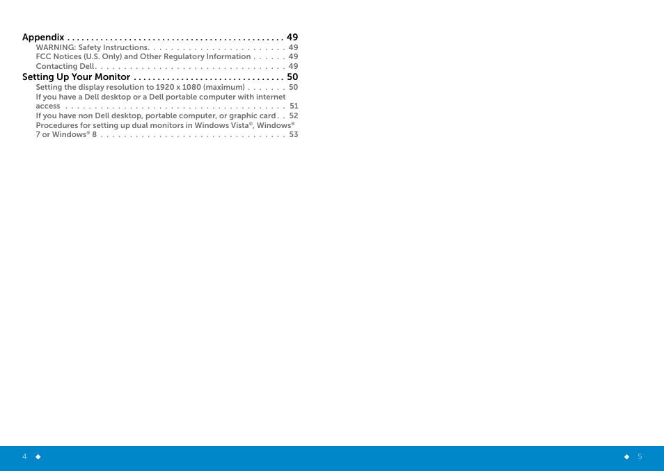 Dell E2414H Monitor User Manual | Page 3 / 34
