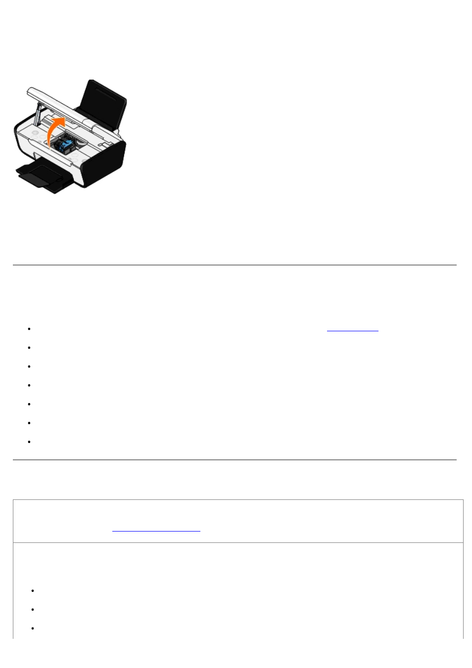 Avoiding jams and misfeeds, Printing problems | Dell V105 All In One Inkjet Printer User Manual | Page 26 / 68