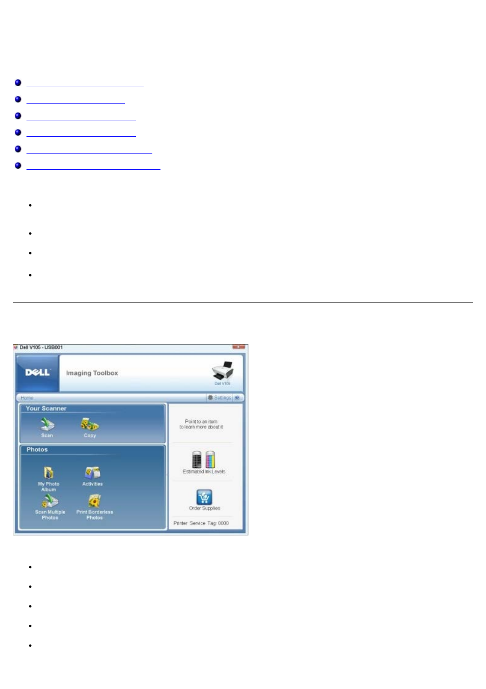 Understanding the software, Using the dell imaging toolbox | Dell V105 All In One Inkjet Printer User Manual | Page 4 / 68