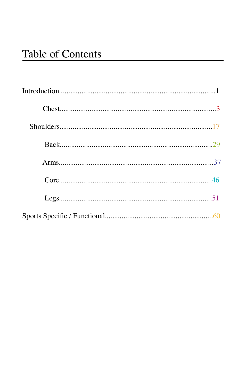 BodyCraft Strength Training System User Manual | Page 2 / 65