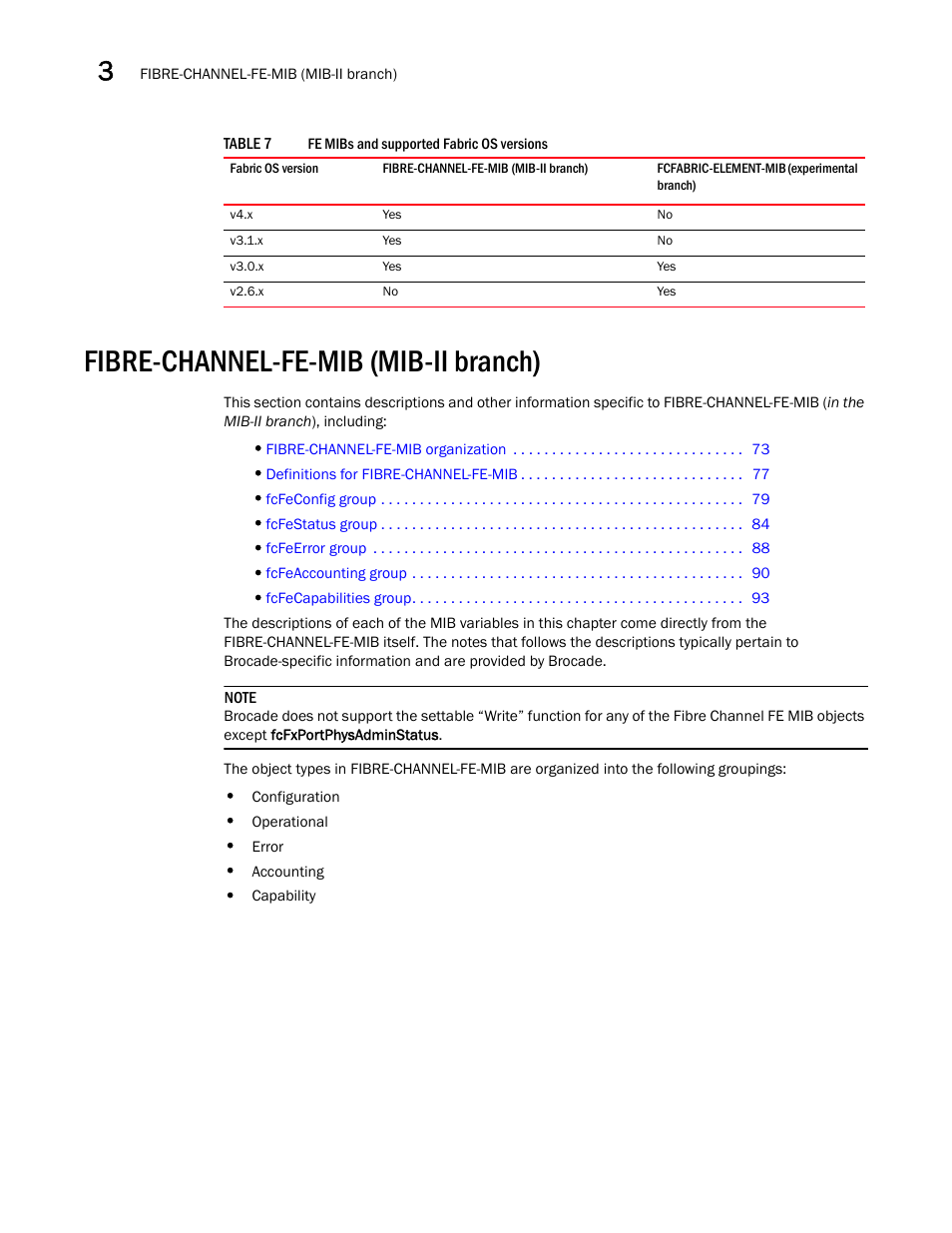 Fibre-channel-fe-mib (mib-ii branch) | Dell POWEREDGE M1000E User Manual | Page 90 / 382