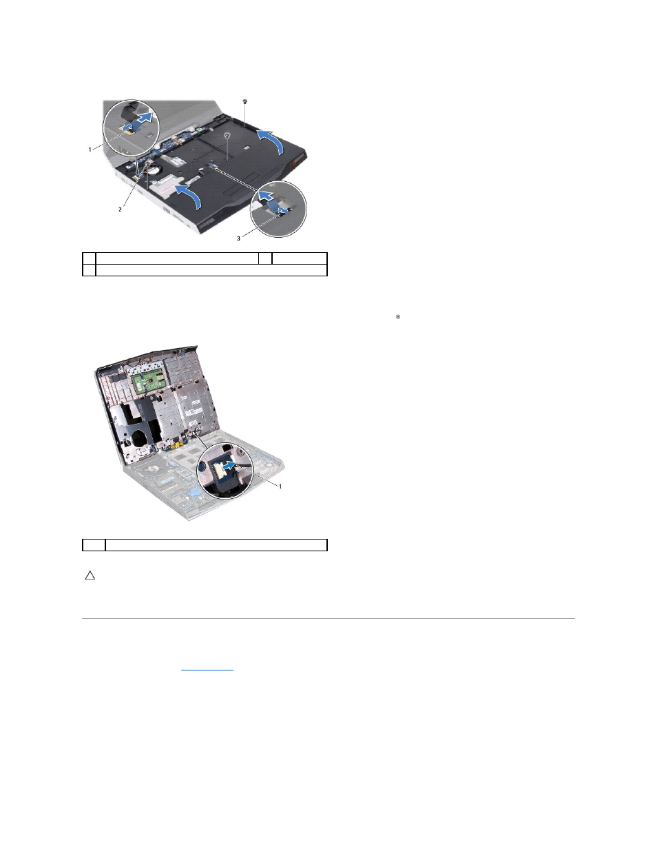 Replacing the palm rest assembly | Dell Alienware M11x R2 (Mid 2010) User Manual | Page 35 / 43