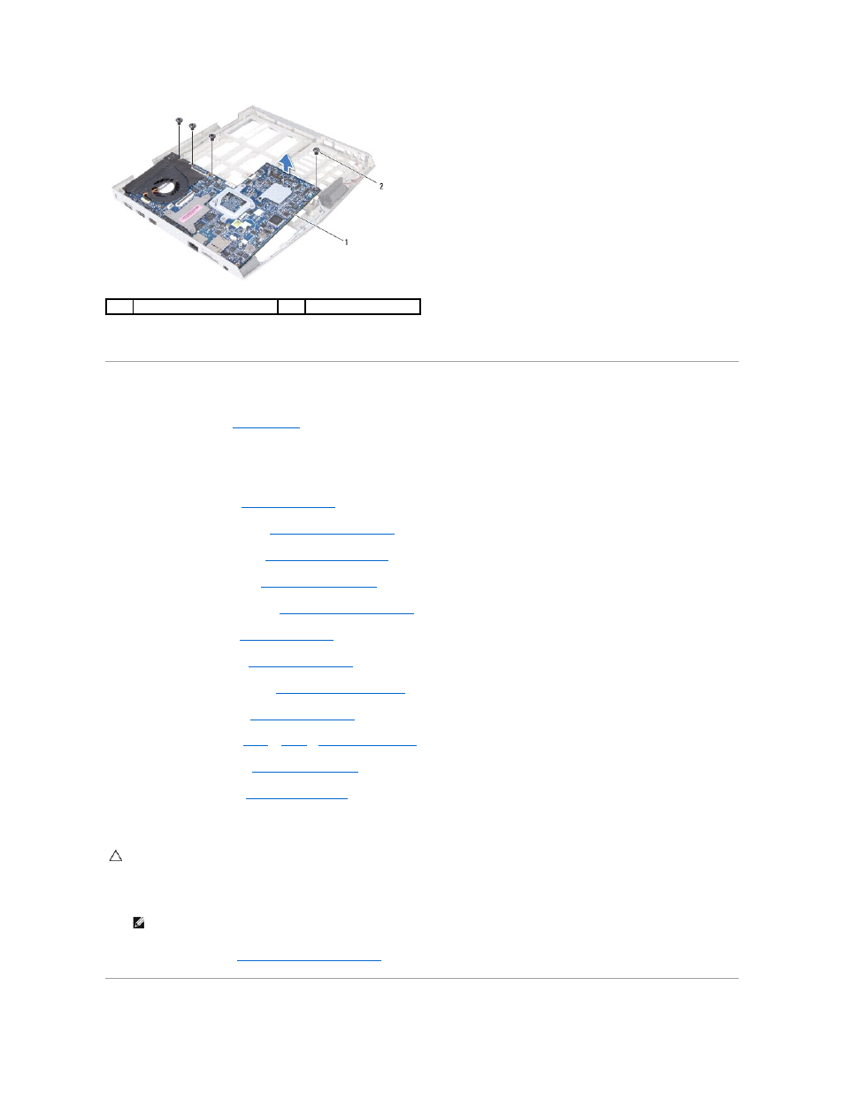 Replacing the system board | Dell Alienware M11x R2 (Mid 2010) User Manual | Page 41 / 43