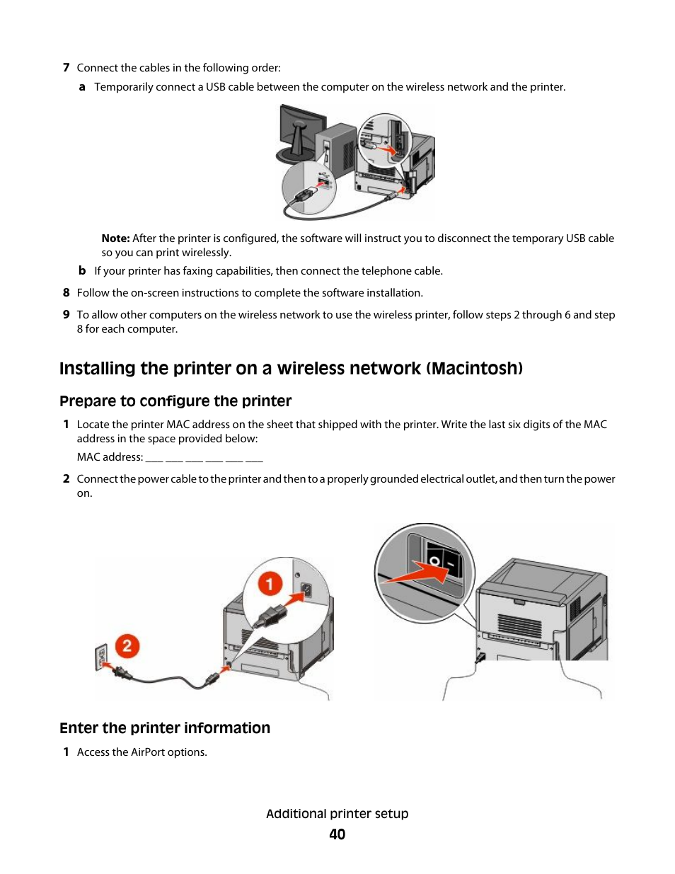 Dell 5530/dn Mono Laser Printer User Manual | Page 40 / 207