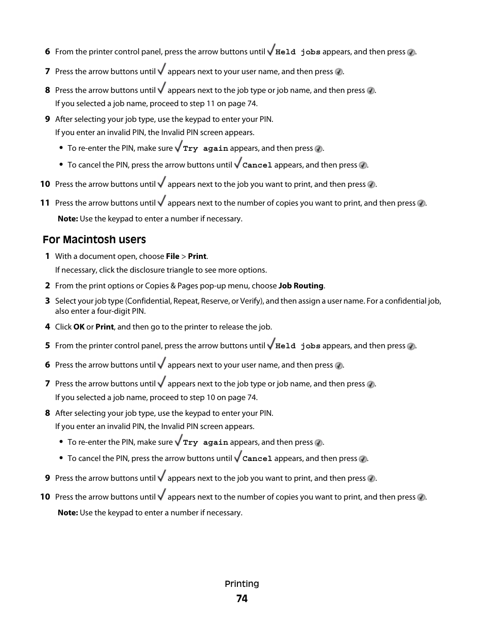 Dell 5530/dn Mono Laser Printer User Manual | Page 74 / 207