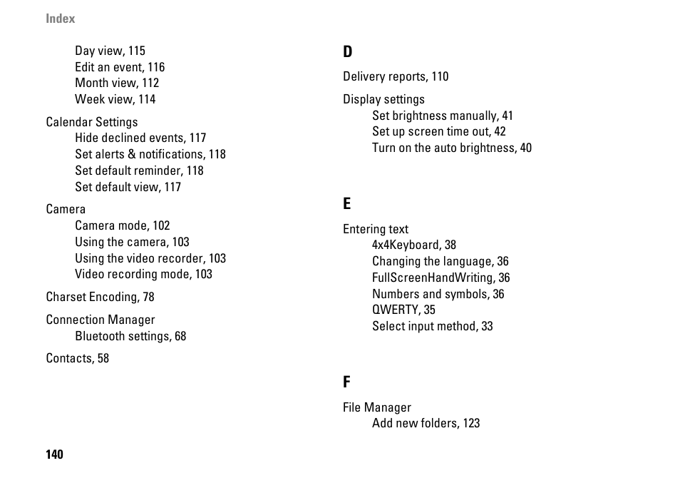 Dell MINI 3IX User Manual | Page 142 / 145