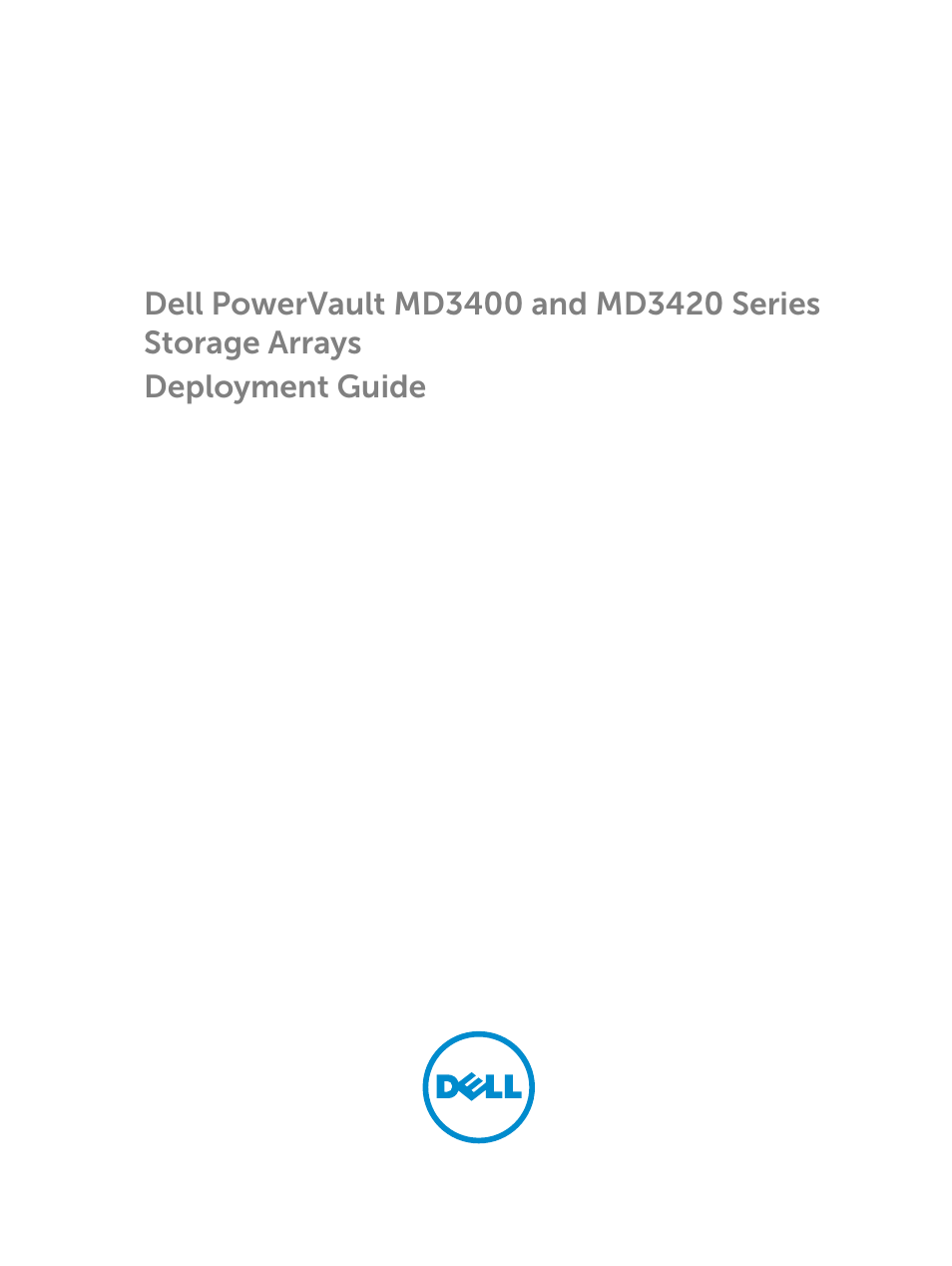 Dell PowerVault MD3420 User Manual | 30 pages
