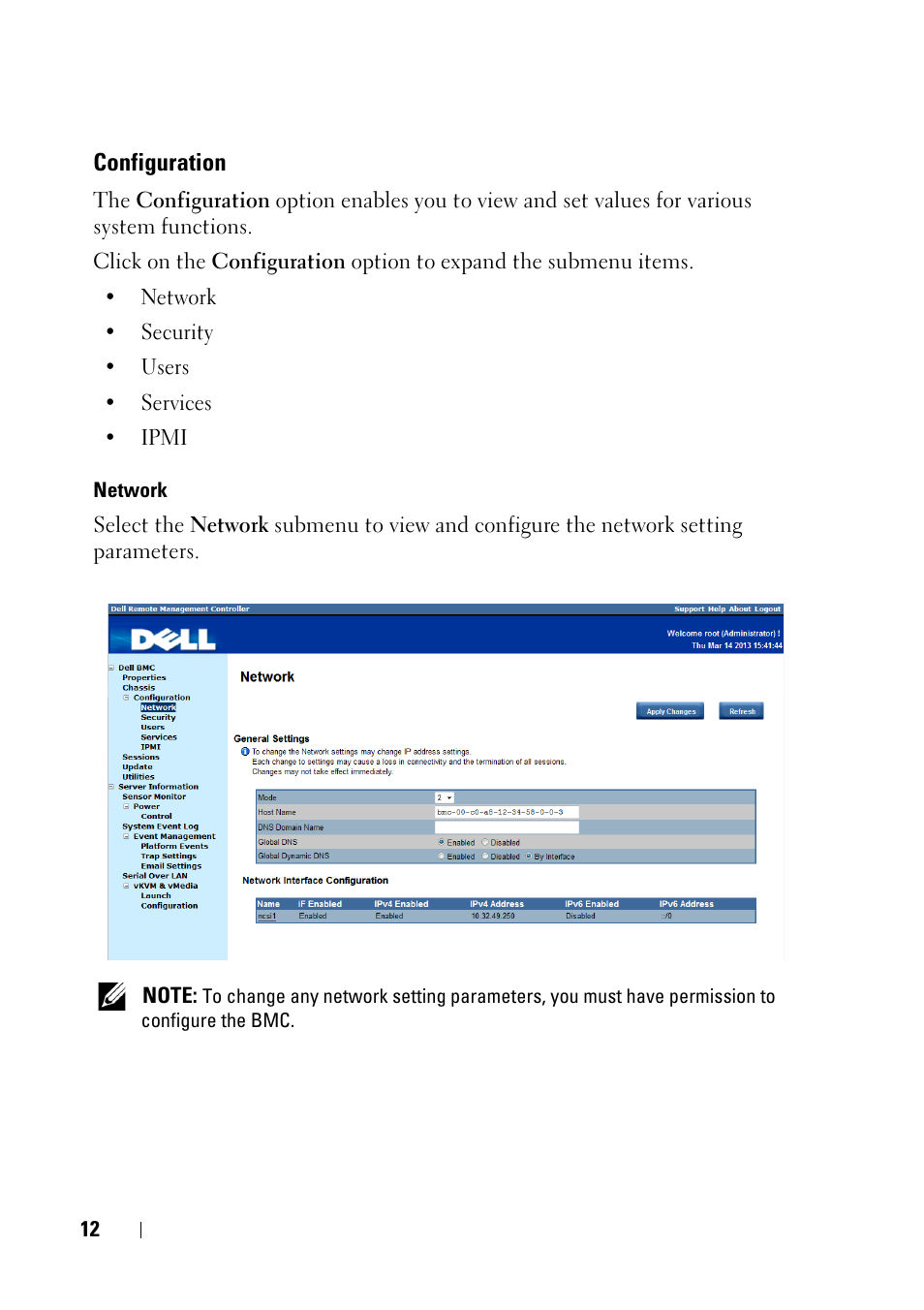 Configuration | Dell PowerEdge C6220 User Manual | Page 12 / 78