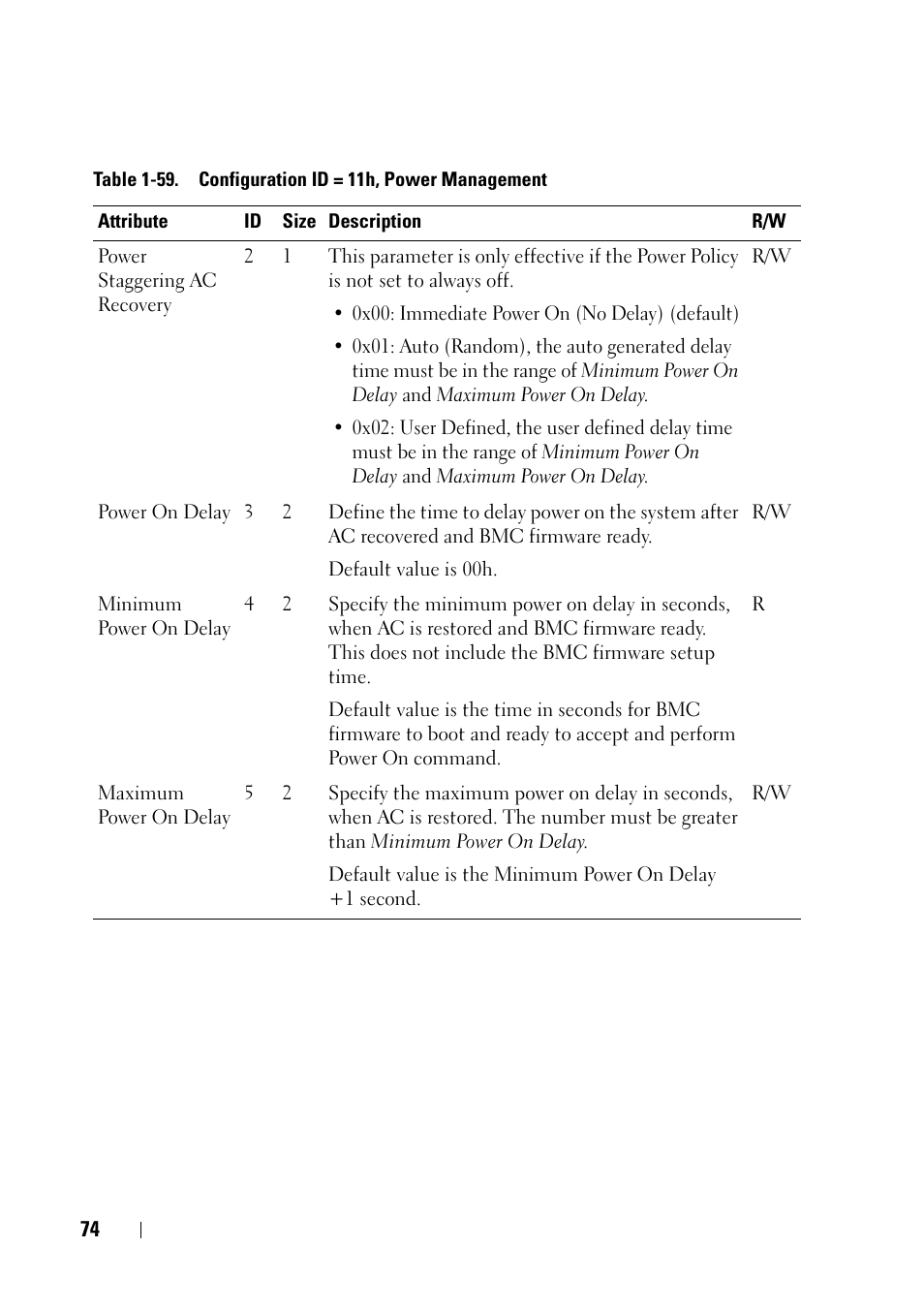 Dell PowerEdge C6220 User Manual | Page 74 / 78