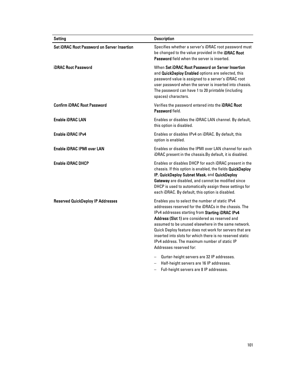 Dell POWEREDGE M1000E User Manual | Page 101 / 260