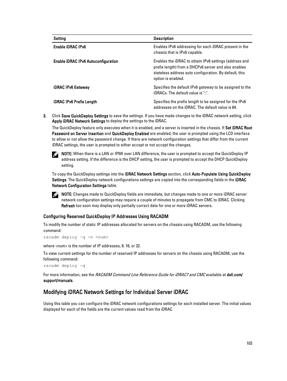 Dell POWEREDGE M1000E User Manual | Page 103 / 260