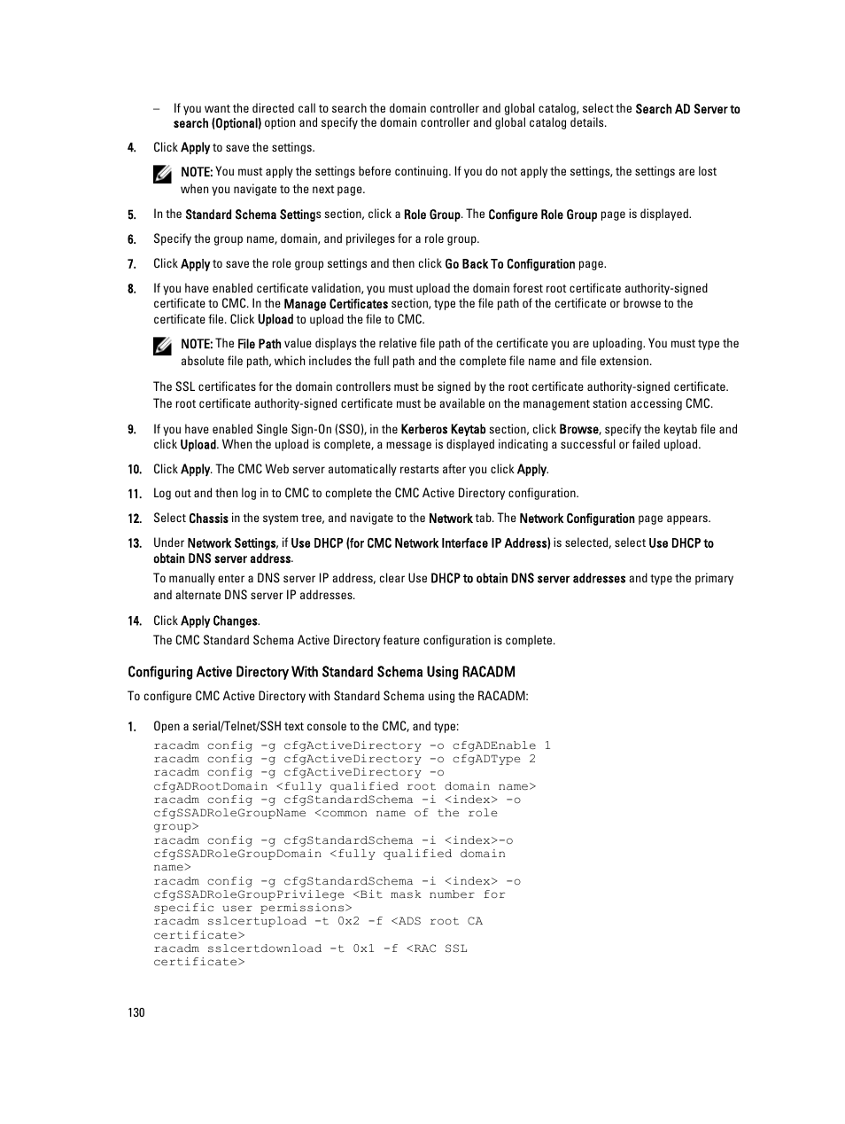 Dell POWEREDGE M1000E User Manual | Page 130 / 260