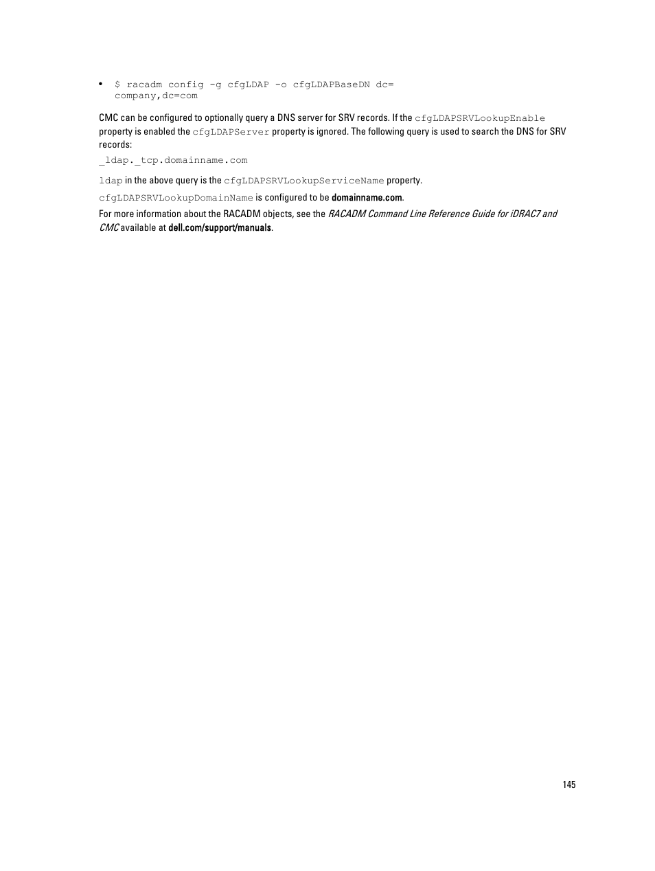 Dell POWEREDGE M1000E User Manual | Page 145 / 260
