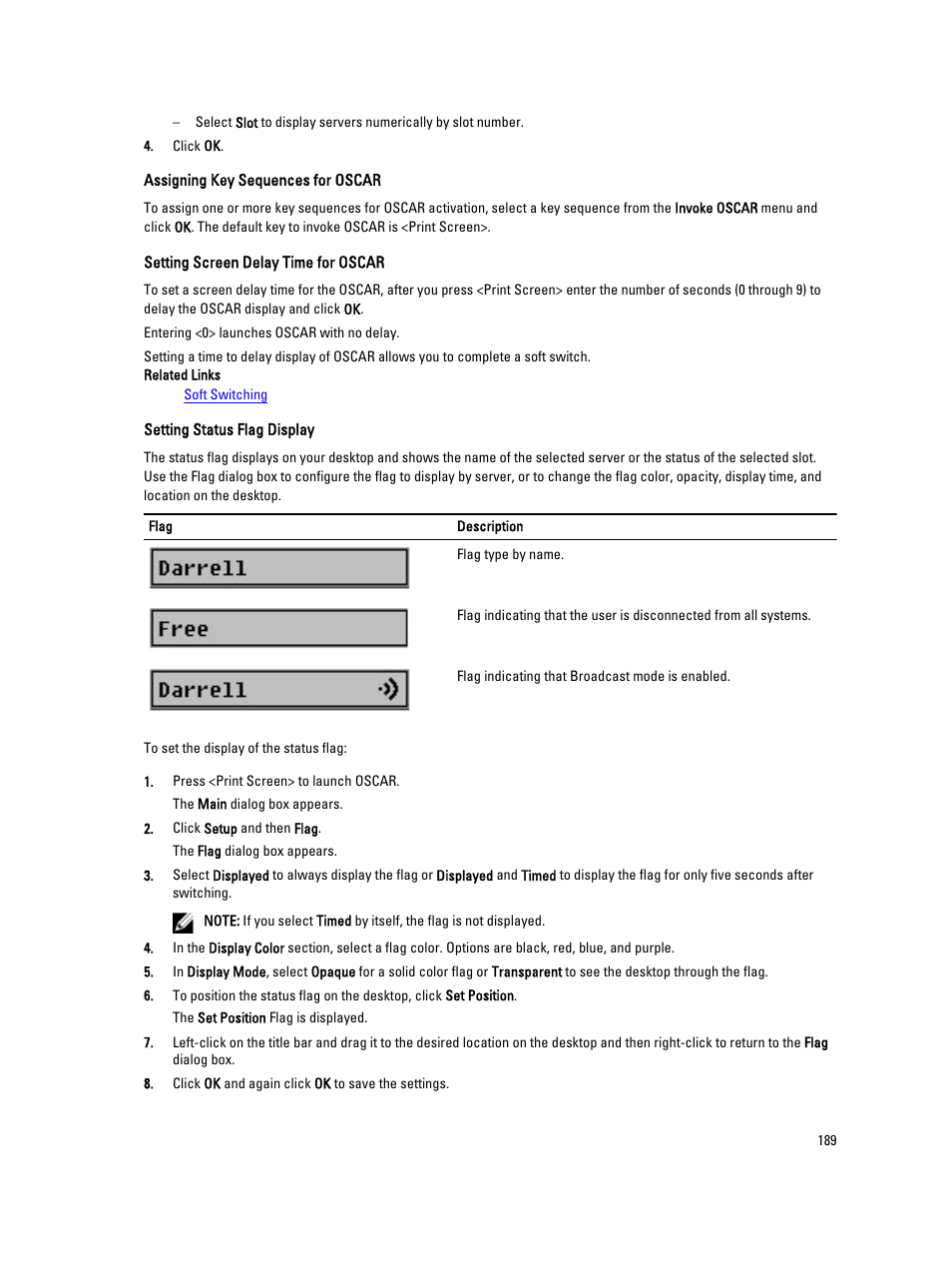 Dell POWEREDGE M1000E User Manual | Page 189 / 260