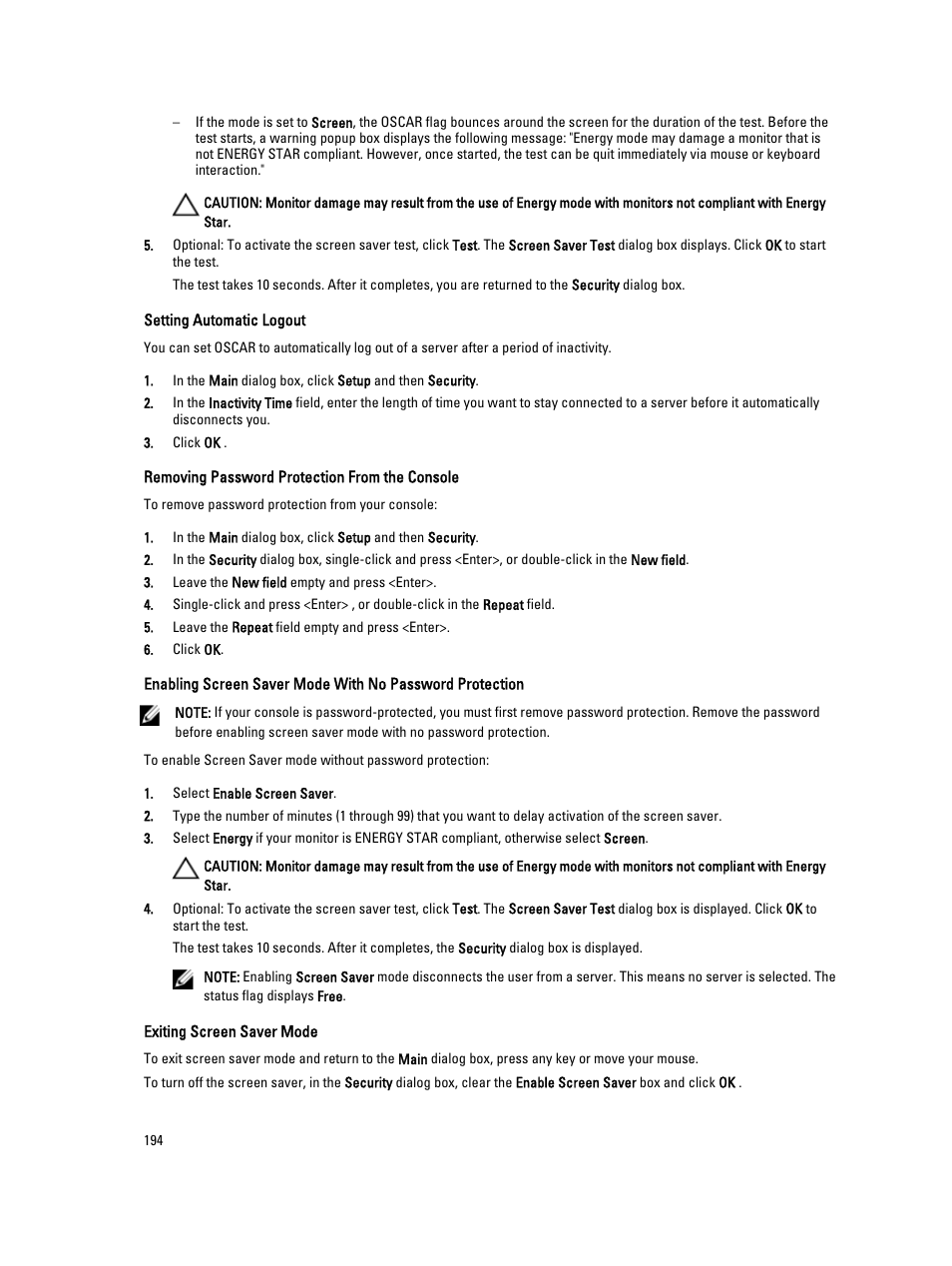 Dell POWEREDGE M1000E User Manual | Page 194 / 260