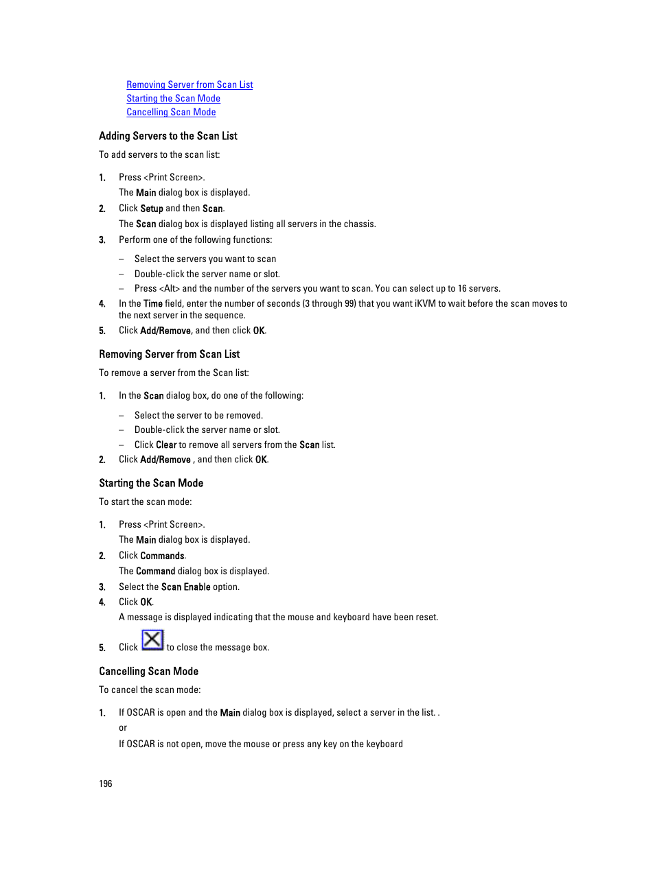 Dell POWEREDGE M1000E User Manual | Page 196 / 260