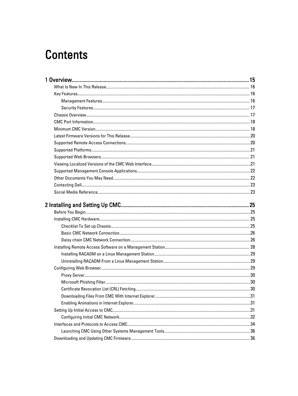 Dell POWEREDGE M1000E User Manual | Page 3 / 260