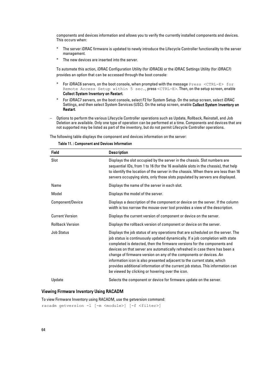 Dell POWEREDGE M1000E User Manual | Page 64 / 260