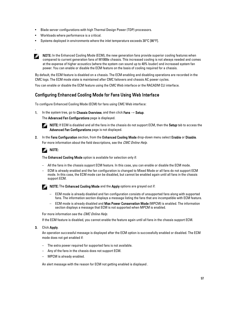 Dell POWEREDGE M1000E User Manual | Page 97 / 260