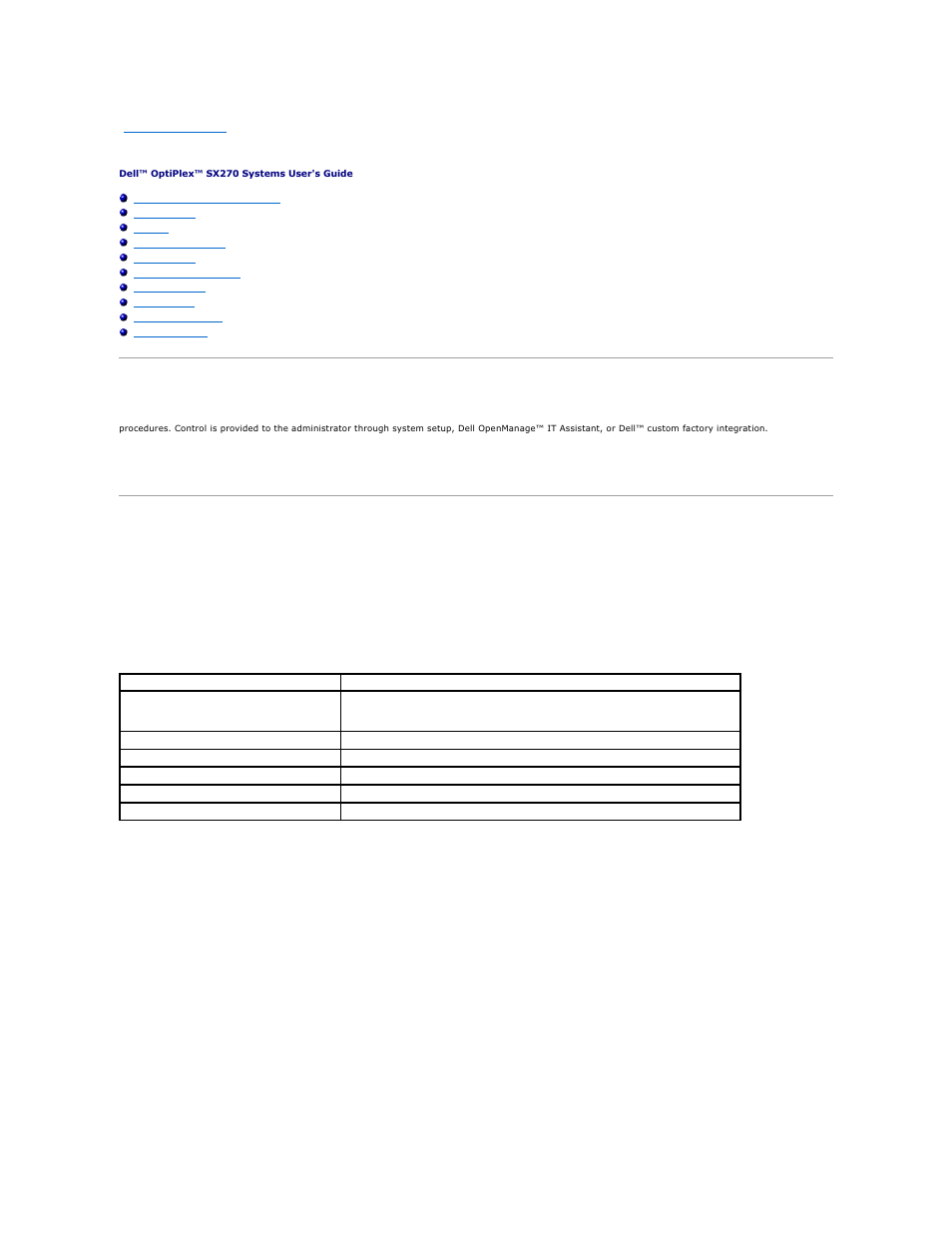 Advanced features, Legacyselect technology control, Manageability | Alert standard format, Dell openmanage it assistant, Dell openmanage client instrumentation | Dell OptiPlex SX270N User Manual | Page 26 / 102