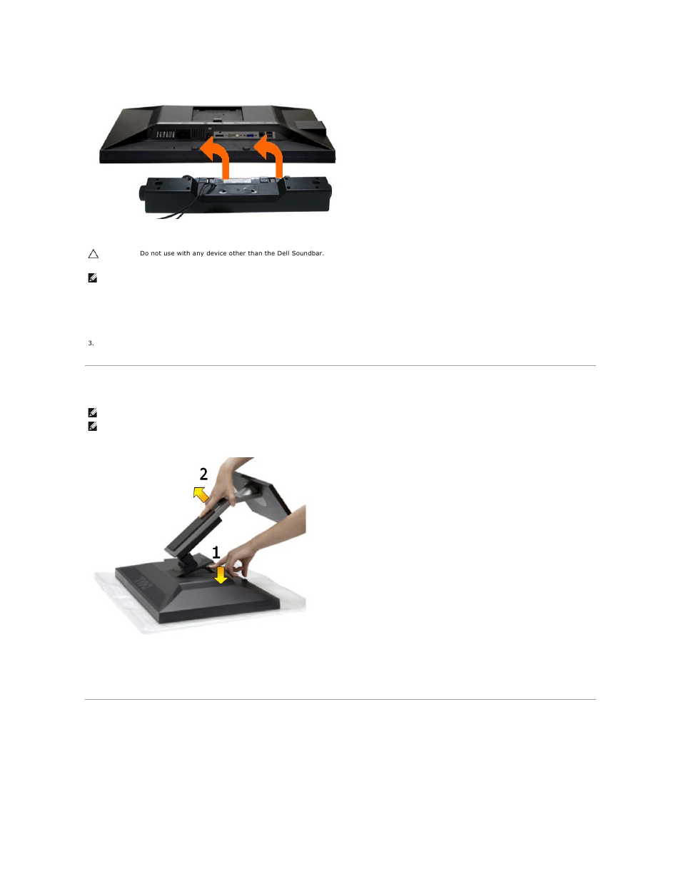 Removing the stand, Wall mounting (optional) | Dell U2311H Monitor User Manual | Page 33 / 38