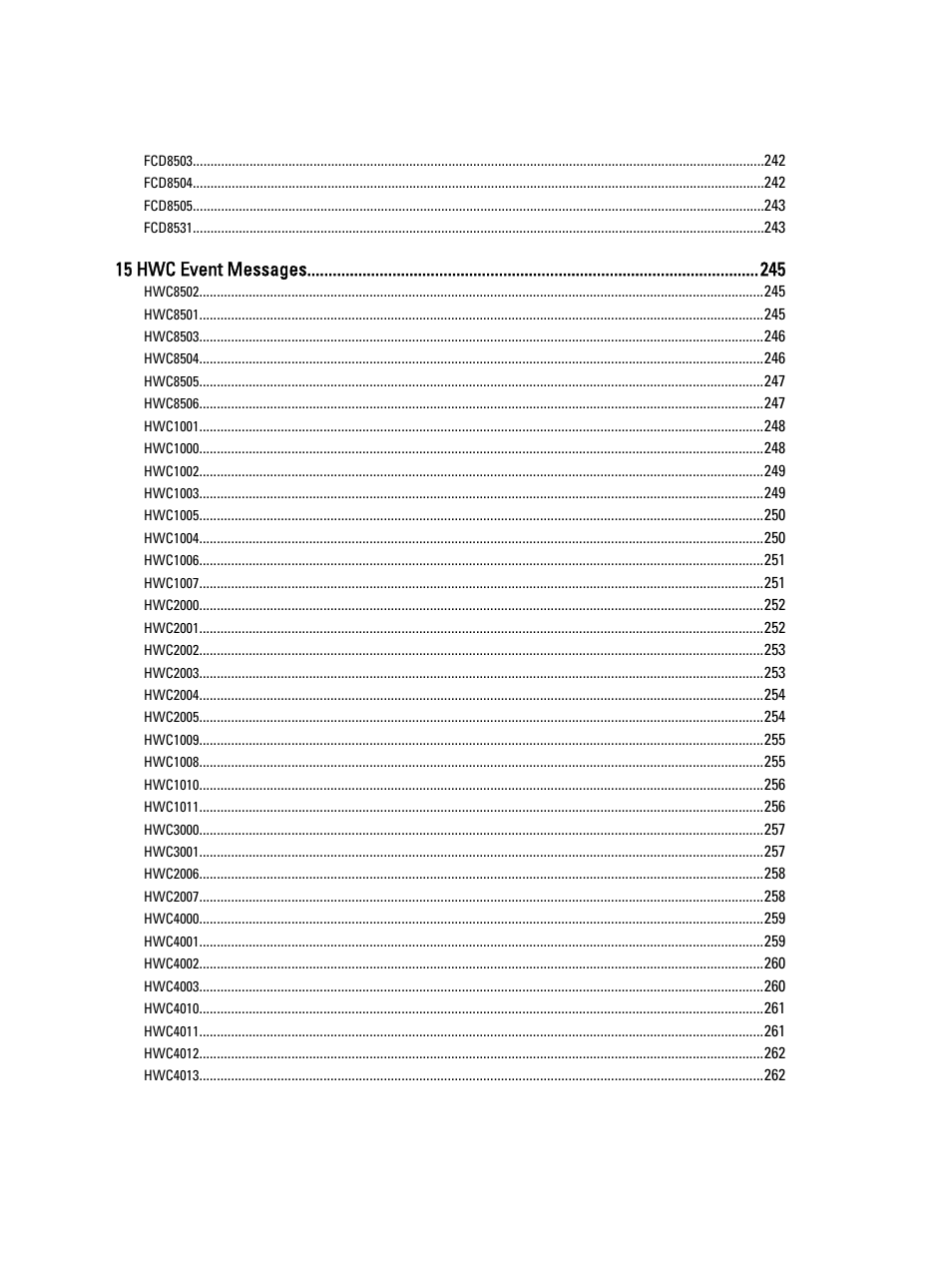 15 hwc event messages | Dell PowerEdge VRTX User Manual | Page 12 / 931
