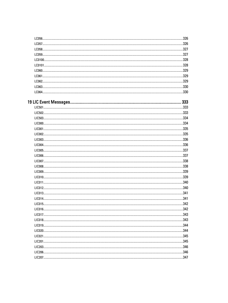 19 lic event messages | Dell PowerEdge VRTX User Manual | Page 16 / 931