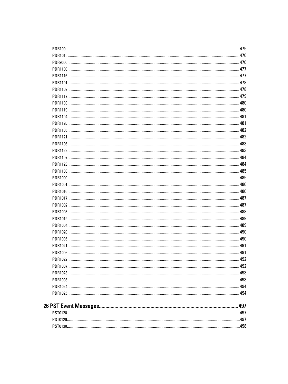 26 pst event messages | Dell PowerEdge VRTX User Manual | Page 23 / 931