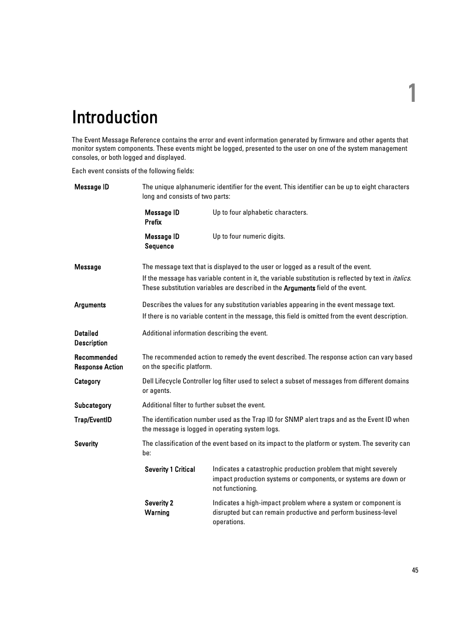 Introduction, 1 introduction | Dell PowerEdge VRTX User Manual | Page 45 / 931