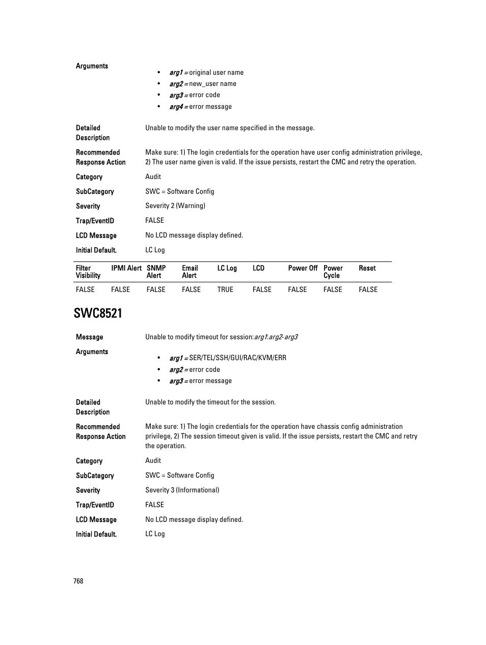 Swc8521 | Dell PowerEdge VRTX User Manual | Page 768 / 931