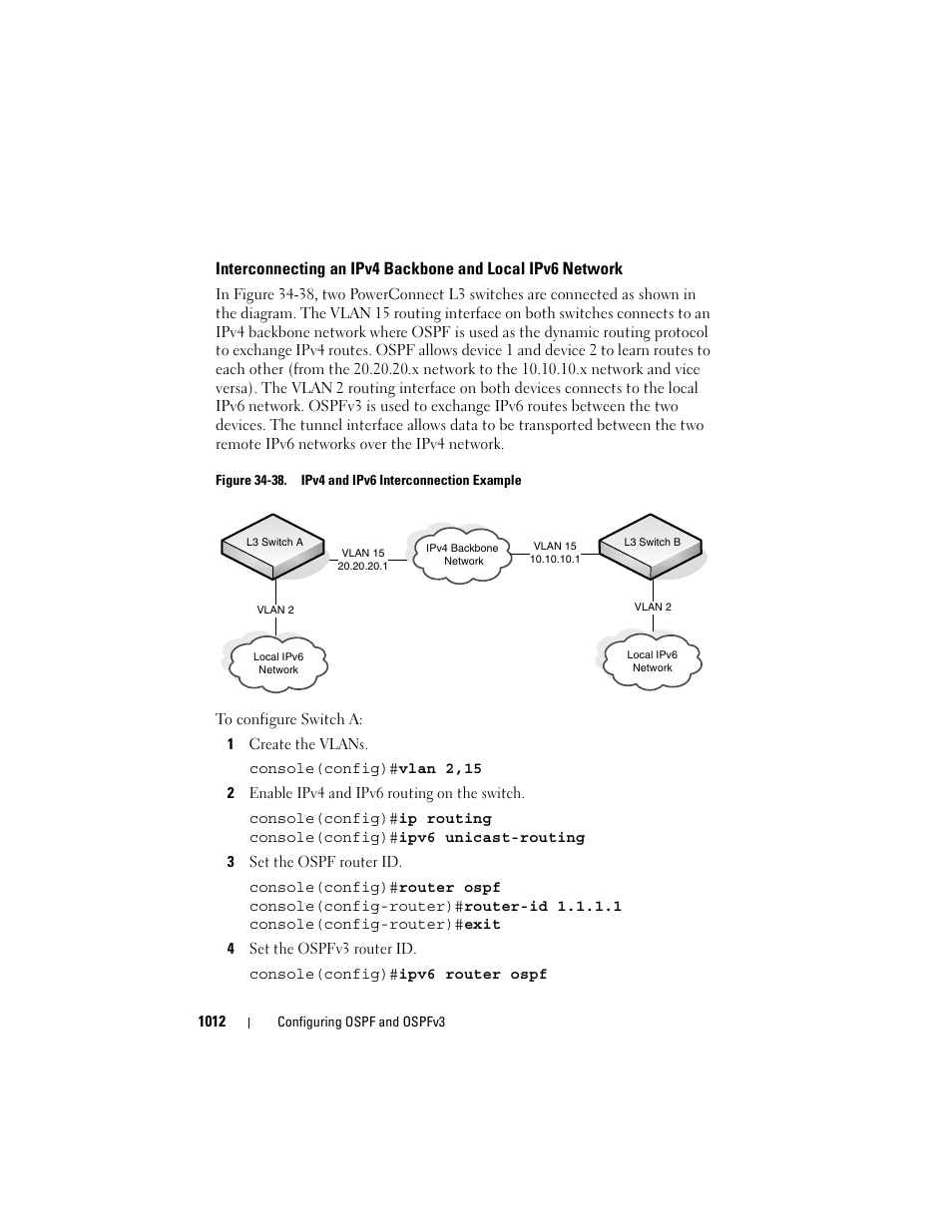 Interconnecting an ipv4 backbone and, Local ipv6 network, E "interconnecting an ipv4 backbone and local ipv6 | Dell POWEREDGE M1000E User Manual | Page 1012 / 1246