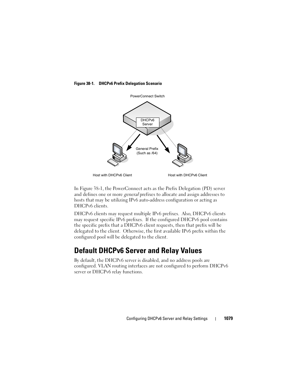 Default dhcpv6 server and relay values | Dell POWEREDGE M1000E User Manual | Page 1079 / 1246