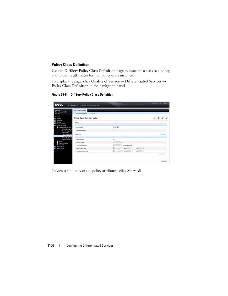 Policy class definition | Dell POWEREDGE M1000E User Manual | Page 1106 / 1246