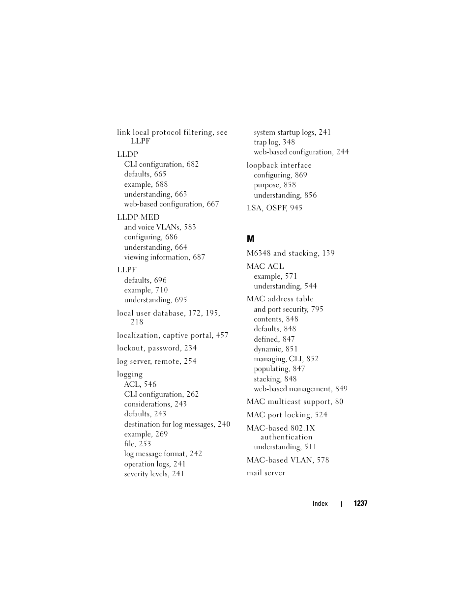 Dell POWEREDGE M1000E User Manual | Page 1237 / 1246