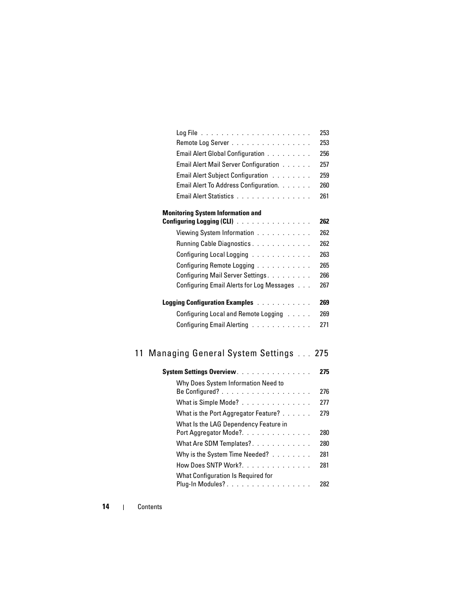 11 managing general system settings | Dell POWEREDGE M1000E User Manual | Page 14 / 1246