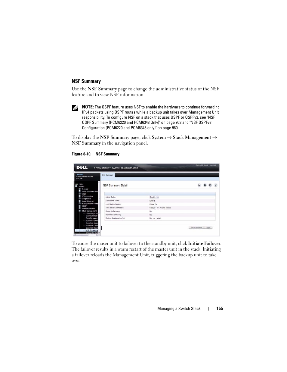 Nsf summary | Dell POWEREDGE M1000E User Manual | Page 155 / 1246