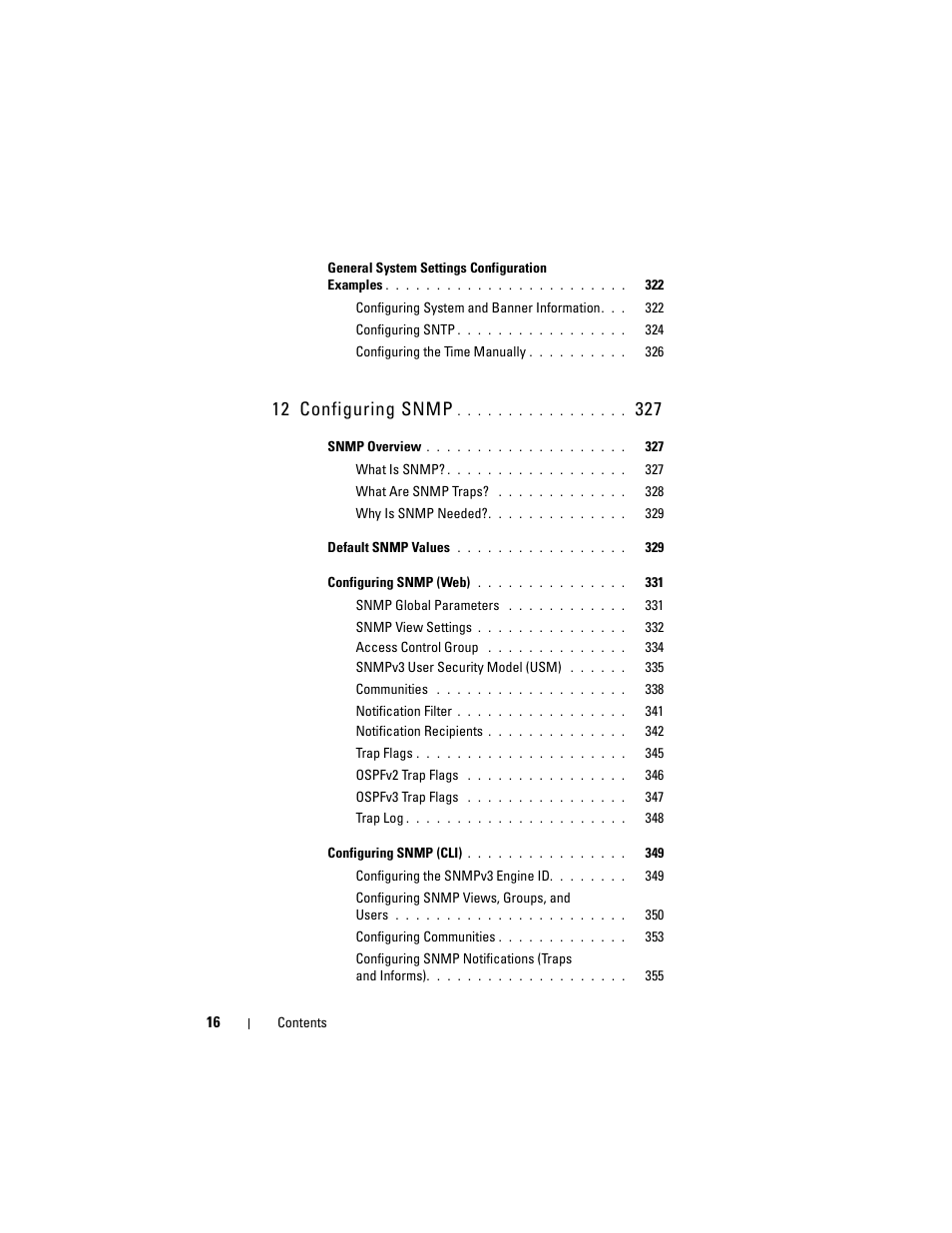 12 configuring snmp | Dell POWEREDGE M1000E User Manual | Page 16 / 1246