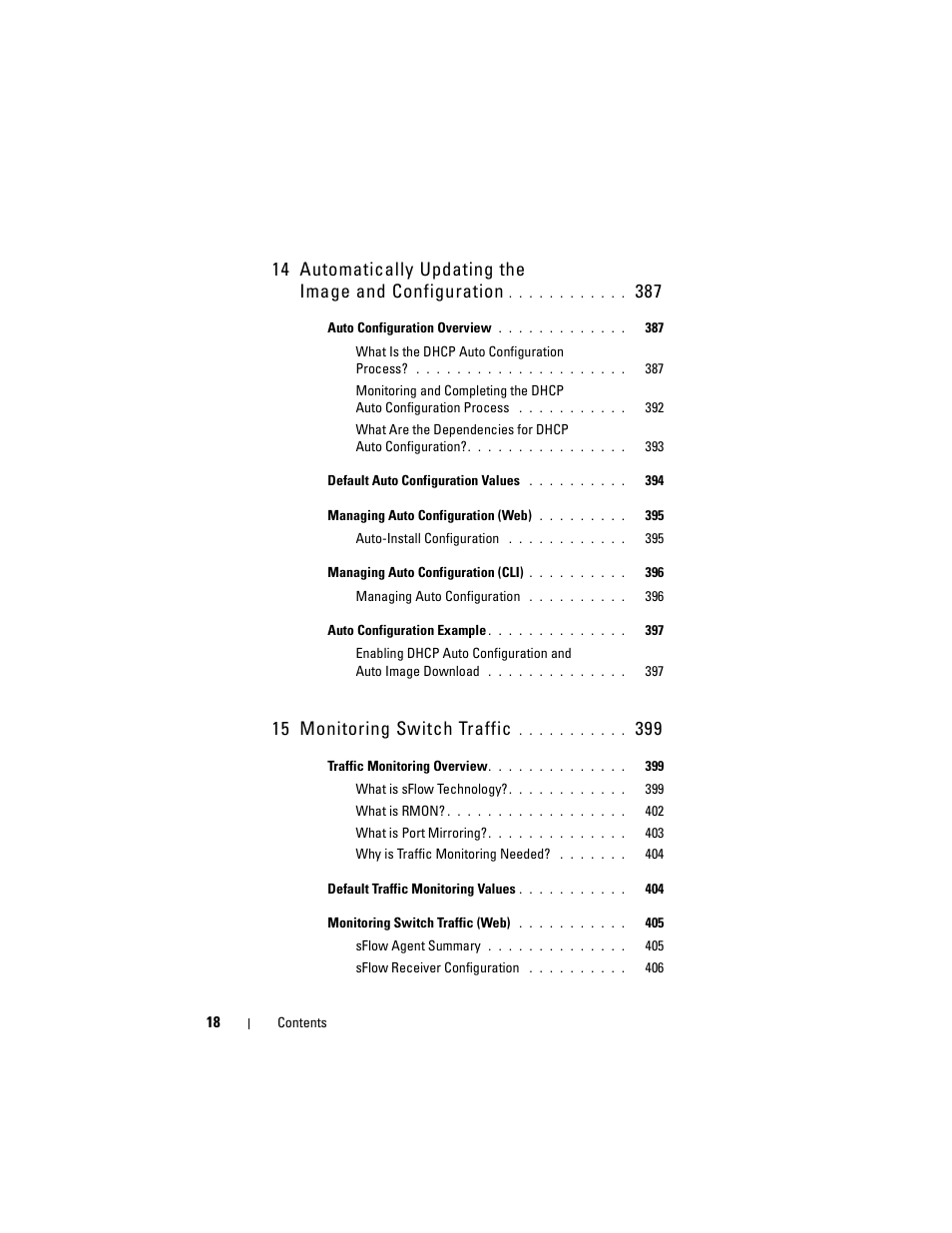 15 monitoring switch traffic | Dell POWEREDGE M1000E User Manual | Page 18 / 1246