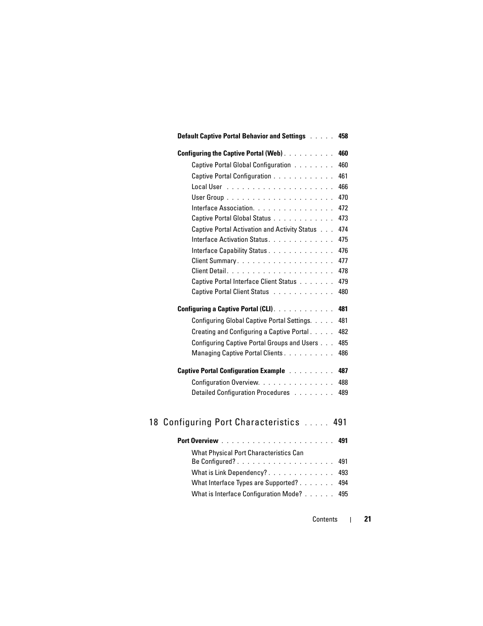 18 configuring port characteristics | Dell POWEREDGE M1000E User Manual | Page 21 / 1246