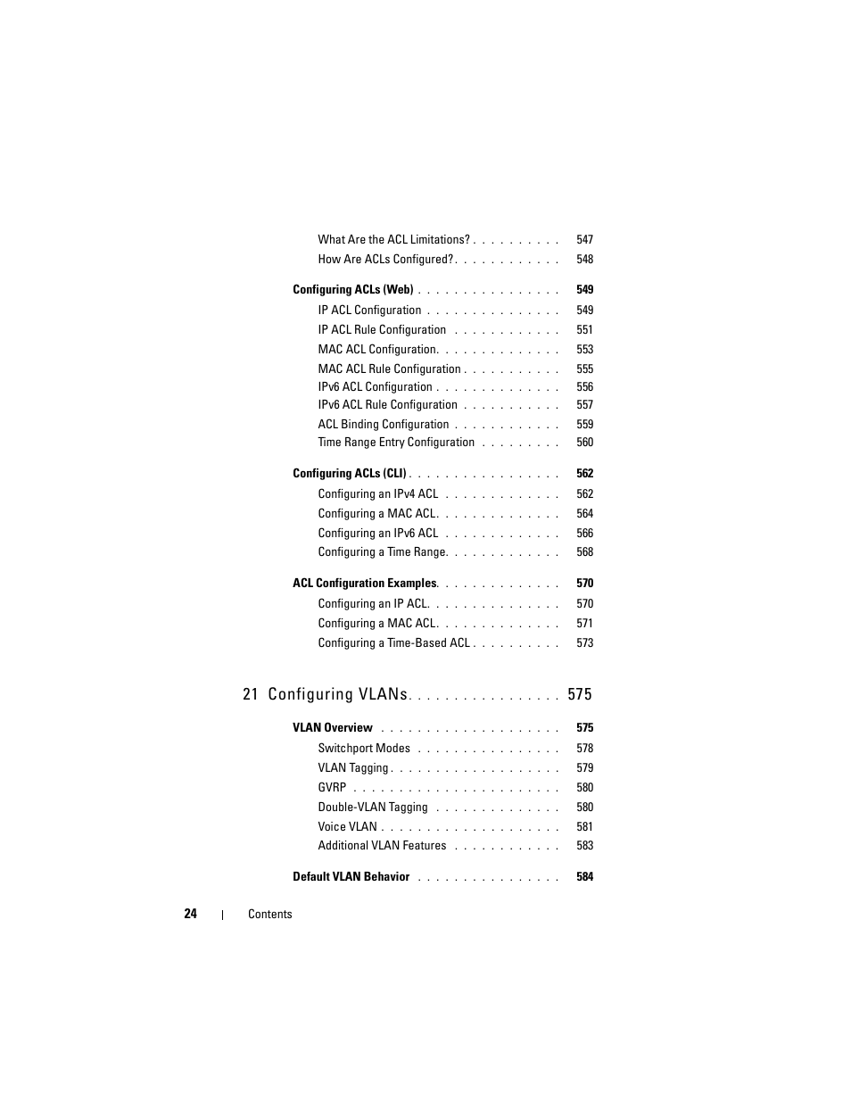 21 configuring vlans | Dell POWEREDGE M1000E User Manual | Page 24 / 1246