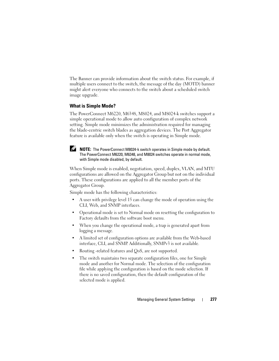 What is simple mode | Dell POWEREDGE M1000E User Manual | Page 277 / 1246