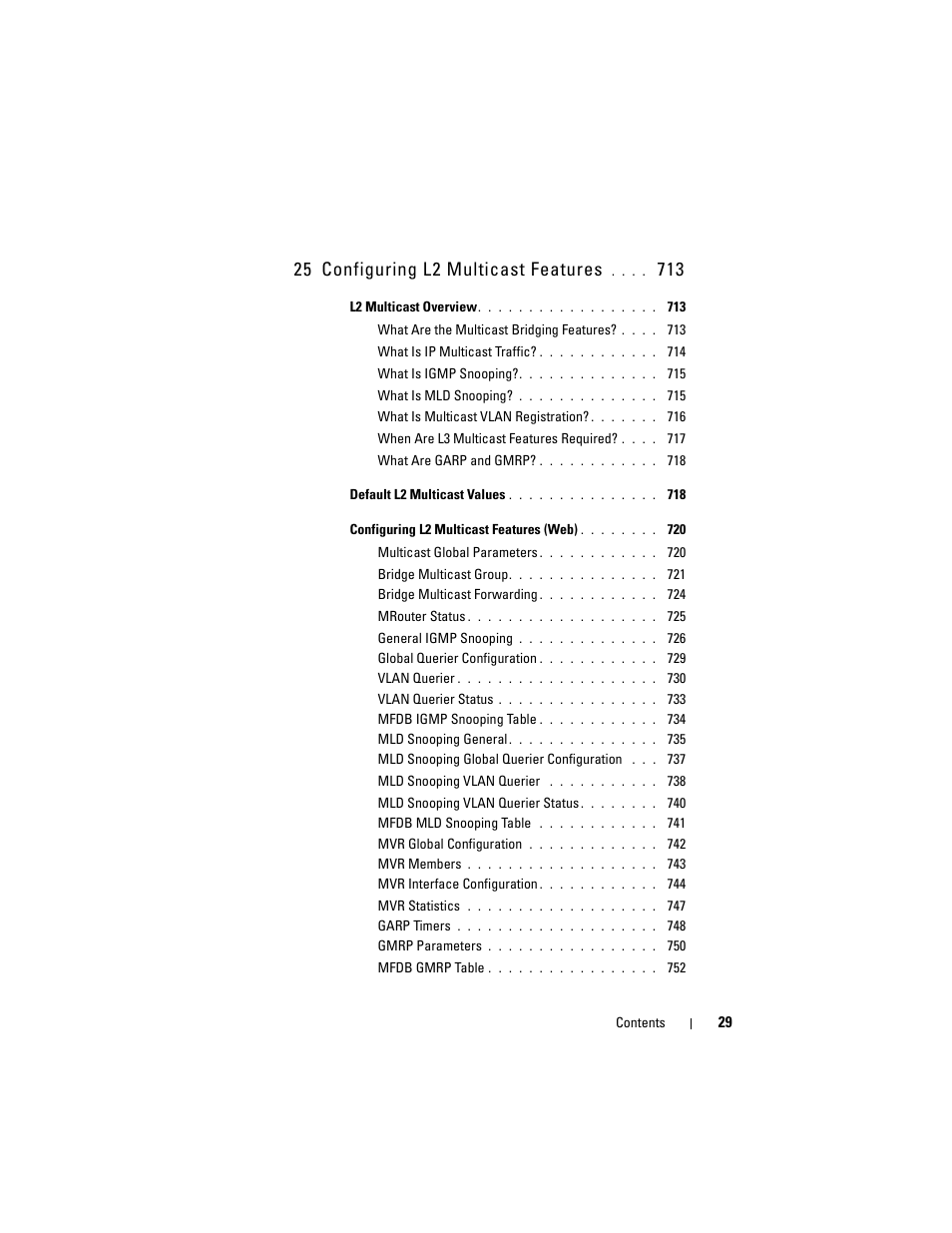 25 configuring l2 multicast features | Dell POWEREDGE M1000E User Manual | Page 29 / 1246