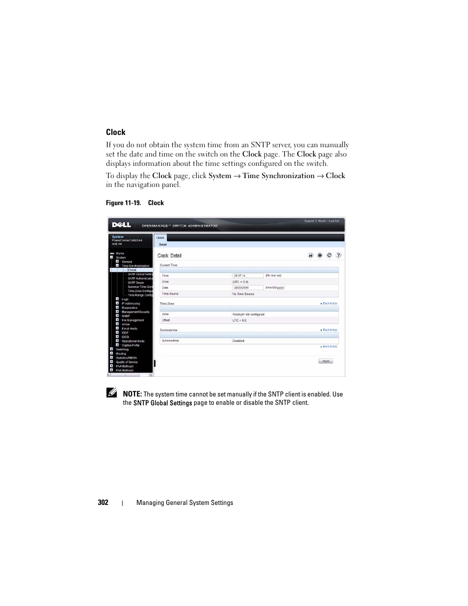 Clock | Dell POWEREDGE M1000E User Manual | Page 302 / 1246