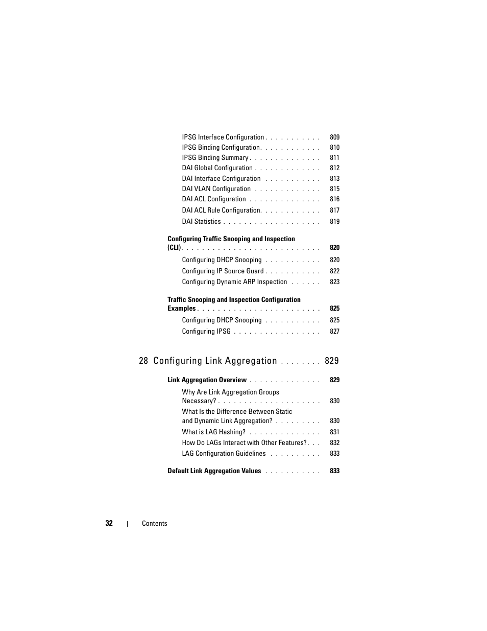 28 configuring link aggregation | Dell POWEREDGE M1000E User Manual | Page 32 / 1246